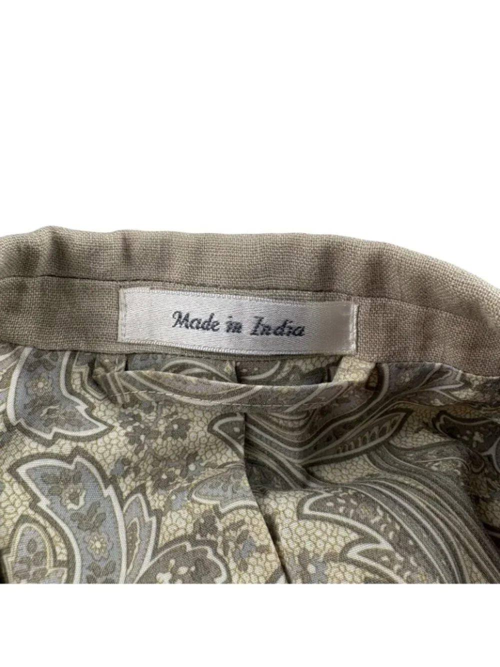 Ralph Lauren Men’s 100% Linen Blazer Jacket Ivory • 40S